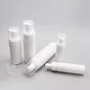 50/80 / 100 ml skumflaska med skummedel Tvålpump Flytande behållare Klar vit plast Kosmetiska flaskor Resor 20PC / Lot