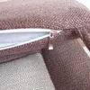 et lin couleur unie adultes chaise de bureau pour siège de voiture maison canapé décorations polyester coussin 201226