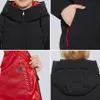 Miegofce Winter New Women 's Cotton Coat 길이 부드러운 옷 스타일 대비 컬러 디자인 Winter Cotton Jacket Woman Parkas 200928