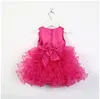 New Arrival Summer Baby Girls Wedding Dress Girls Party Dresses Kids Tutu Skirts Children Sleeveless Cake Skirt