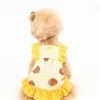 사랑스러운 매력 3 색 드레스 높은 거리 성격 애완 동물 치마 여름 통기성 패턴 애완 동물 디자인 의류