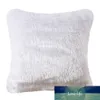 1x federe in peluche Shaggy Soft Chair Divano Fodera per cuscino Casa Camera da letto Soggiorno Fodera per cuscino Soffice pelliccia sintetica 43x43 cm