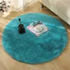 Fluffy Round Rug Carpets for Living Room Decor Faux Fur Rugs Kids Room Long Plush Rugs for Bedroom Shaggy Area Rug Modern Mats LJ200819