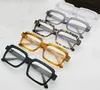Luxus 5711 Neue Optikbrille mit Schutz für Männer Frauen Vintage quadratischer Plankenrahmen beliebt Top-Qualität mit Etui classi6484909