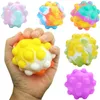 Fidget Toys Push Bubble 3D-Ballspiel, sensorisches Spielzeug, Schneemann, Weihnachtsbaum, für Autismus, besondere Bedürfnisse, ADHS, Squishy, Stressabbau, Kind, lustig, Anti-Stress