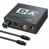 HIFI DAC AMP Dijital Analog Ses Dönüştürücü Konnektörleri RCA 3.5mm Kulaklık Amplifikatör Toslink Optik Koaksiyel Çıkış Taşınabilir DAC 24bit