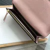 Designer Classic Brown Wallets Femme Purse à la glissière Personne Personnalise Luxury Long Portefeuille avec machines à sous M60697 286I