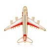 airplane brooches Enamel plane corsage scarf buckle dress business suit brooch women men fashion jewelry will and sandy