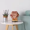 Postmodern Glass Lampshade Small Table Lamp Nordic Designer Model Room Bar Living Room Bedroom Decorative Led Desk Light