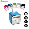 TDV26 Ricevitore altoparlante radio digitale Mini FM con altoparlante stereo LCD Supporto Micro TF Card Lettore musicale Mp3 Ricarica USB2794165