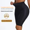 Body Thigh Trimmer Entrenador de cintura alta Fajas Body Tummy Shaper Fake Ass BuLifter Botines Hip Pads Enhancer