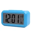 Ny Smart Sensor Nightlight Digital Alarm Clock med temperaturtermometer Kalender, tyst skrivbordsklocka Bedkant Vakna snooze GWD2475