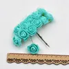 Artificial Flower Foam Lace Rose Handmake Bouquet för bröllopsdekoration DIY Scrapbooking Dekorativa krans Fake Flowers 144 * 4 = 576PCS