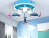 Lampadario Nordic Planet Plane per la camera dei bambini, soggiorno, apparecchi di illuminazione a led per bambini, apparecchio decorativo per la casa creativo