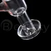 Banger al quarzo senza cuciture stile blender con bordi smussati a saldatura completa Terp Slurpers Blender con set di viti per biglie di vetro OD 20 mm per bong d'acqua Dab Rigs