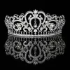 Невеста Crown Big Hrinestone Pearl Queen Heard Headdress Bridesmaid головы свадебные аксессуары Украшение J0121