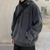 E-Baihui 2021 Pure Färg Enkel Hooded Plush Sweatshirt Mäns Vår Höst Ny Lös Jacka Fashion Top Casual Slim Herrkläder Sh133