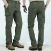 Heren Lichtgewicht Tactische Broek Ademend Zomer Casual Leger Militaire Lange Broek Mannelijke Waterdichte Sneldrogende Cargo Broek 211123