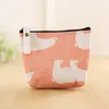 Pequeño monedero floral fresco Estilo idílico mini bolsas de lona de dibujos animados mujeres tarjeta linda bolsas creativas bolsa de joyería bolsas de monedas de estilo chino