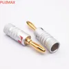 1000X New Arrive Nakamichi 24K Gold Speaker Banana Plugs Connector By Express8921215