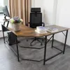l biurko w kształcie
