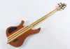 high quality electric bass guitar neck thru body through 5 five string strings9809246