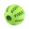 Pet mastigar brinquedo Bola de melancia brinquedo brinquedo cão molar mordida resistente aos dentes limpos vazando bola de alimento mastigar o gato brinquedo W-00319