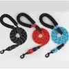 Husdjur levererar hund-koppel för små stora hundspår reflekterande hundar koppel rep husdjur ledande hund krage sele nylon springa leash44287k