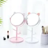 1pc Mirror Makeup Decorative Cartoon Creative Beauty Tools for with Cosmetics Storage Shelf Table Top Table Y200114