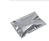 Bolsas planas de 18x26 cm, 100 unids/lote, bolsa de plástico Mylar de aluminio plateado, bolsa de embalaje de cecina de carne de aluminio plateado a prueba de polvo,