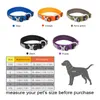 TRUELOVE PET HOND COLLAR NYLON Training Running Pet Designer Dog Collars Reflective Webbing Pitbulls Collerette Chien Confortable 201030