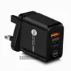 20W 18W EU US UK AC Home Travel Wall Charger Plugs For Iphone 7 8 11 12 Pro Max Samsung GPS PC