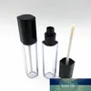 New Arrival 7 ml Puste Lip Gloss Tubes Rhombus Czarna pokrywa Wyczyść Lip Glaze Tube Mini Próbki Fiolki DIY Lipstick Container