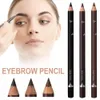 12 stuks Eye Brow Potloden Make Up Set 3 Kleuren Waterdicht Wenkbrauw Eyeliner Pen Lipsticks Cosmetica Schoonheid Make-up tool Kit3746723