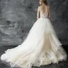 Superbe jupe de mariage en tulle doux sur mesure robe de bal jupe en tulle de mariée avec train de balayage mariée sépare photo accessoire T200113