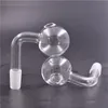 Big Size 4cm Ball Glass Oil Burner Pipe 10mm 14mm 18mm Maschio Femmina Frost Joint Pyrex Glass Water Pipe Piegato per Bong Nail Burning Banger