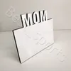 Blank Sublimation Frames Wooden Thermal Transfer Phase Plate MOM Personalized Gift Frames Mother's Day Festival Frame CYZ2976