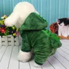 Pet Cat Roupas Engraçado Dinossauro Trajes Casaco de Inverno Quente Fleece Cat Pano para pequenos gatos gatinhos Cachorrinho Cachorrinho cão roupas XS-XXL