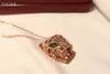 Luxury Classic Designer Copper With 18k Gold Plated Leopard Pendant Sweater Necklace For Women Jewelry7475765