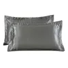 Imitation Silk Pillowcase Ren emulering Satin Bekväm kuddehölje för sängkasta Enstaka kuddeöverdrag för hem och hotell 48 * 74cm