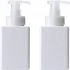 Distributeurs de savon moussant de 450ml 15oz, bouteille à pompe PETG, conteneur rechargeable, shampoing de voyage, mousse de savon pour les mains, bouteille liquide