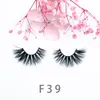 F The Series 15mm Lashes Hurtownie 3D Mink rzęsy Niestandardowe Prywatne Etykiety Naturalne Długie Puszyste Przedłużanie Rzęsy Miękkie Real 5D Mink Laszy