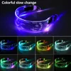 Christmas Colorful Luminous Glasses for Music Bar KTV Valentine's Day Party Decoration LED Goggles Festival Performance Props gift