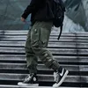 Шайфенко хип-хоп грузовые брюки мужчины мода харадзюку черная гарем-брюки уличная одежда бегут спортивные много карманы.