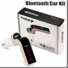 168 4 i 1 G7 Bil Wireless Bluetooth MP3 FM-sändare Design Modulator 2.1a Billaddare Trådlös kit Stöd Handsfree Micro SD TF