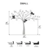 화이트 트리 분기에 Koala 가족 비닐 벽 스티커 보육 데칼 아트 탈착식 벽화 아기 어린이 방 스티커 홈 장식 201201