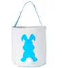 Wielkanocny Kosz Kosz Wielkanocny Bunny Torby Królik Drukowane Płótno Tote Torba Jajko Cukierki Kosze 23cm * 25cm Dzieci Prezenty Torby