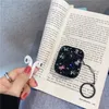 Écouteur 3D Butterfly Earphone avec trousseau pour AirPods 2 Case Pro Bourse de paille