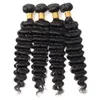 ISHOW Mink Brazilian Human Hair Bundles com fechamento Água Curly Corpo Virgem Extensões de Cabelo Vircaduras Profundamente Solto com Fechamento de Laço Direto