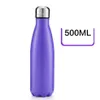 Cola -förmige Wasserflasche isolierte doppelte Wandvakuumheide BPA BPA Edelstahl Highluminanz Thermosflaschen 500 mla0256v7269338
